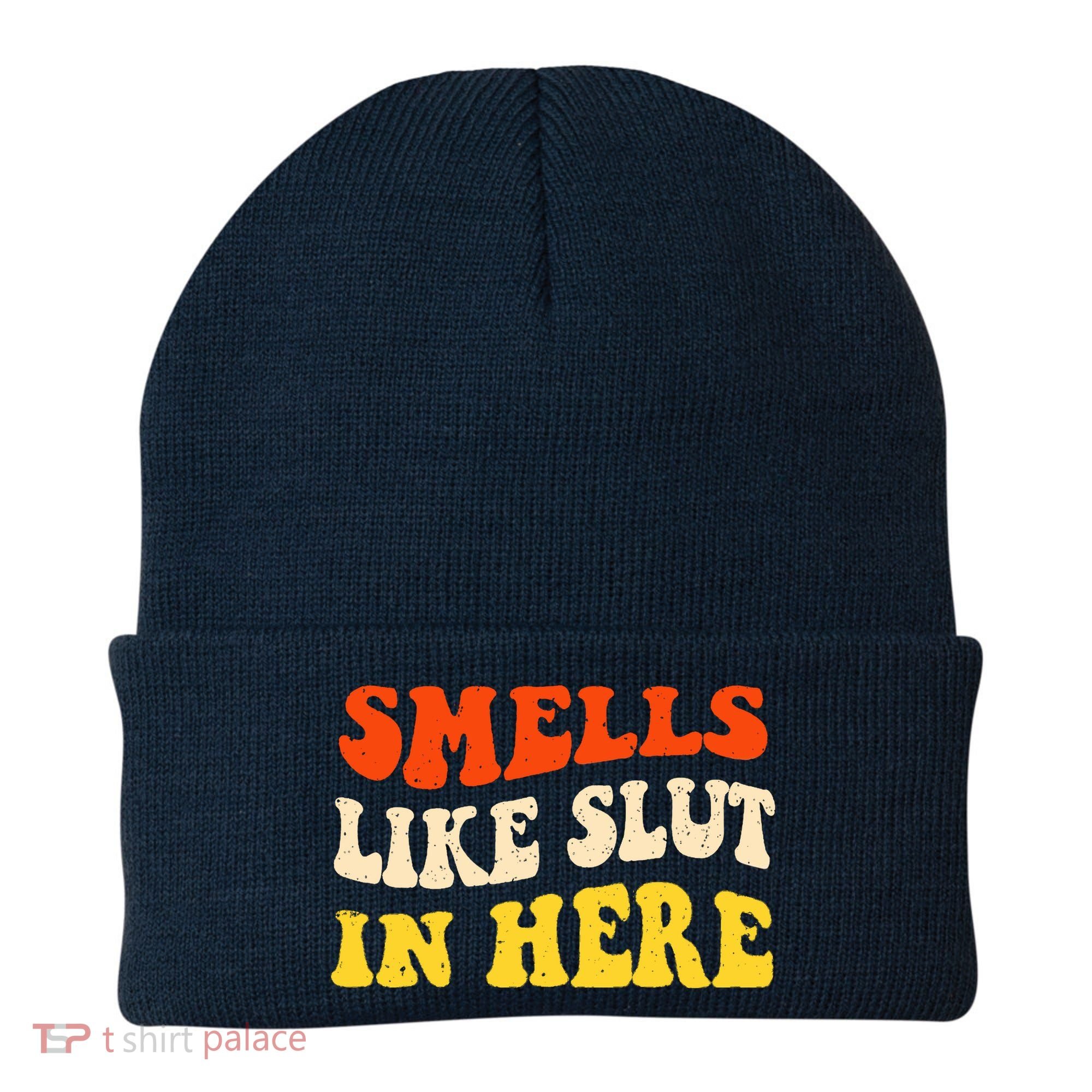 Smells Like Slut In Here Adult Humor Beanie