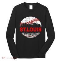 St. Louis Souvenir Baseball City Downtown I Love St. Louis Long Sleeve Shirt thumb 0