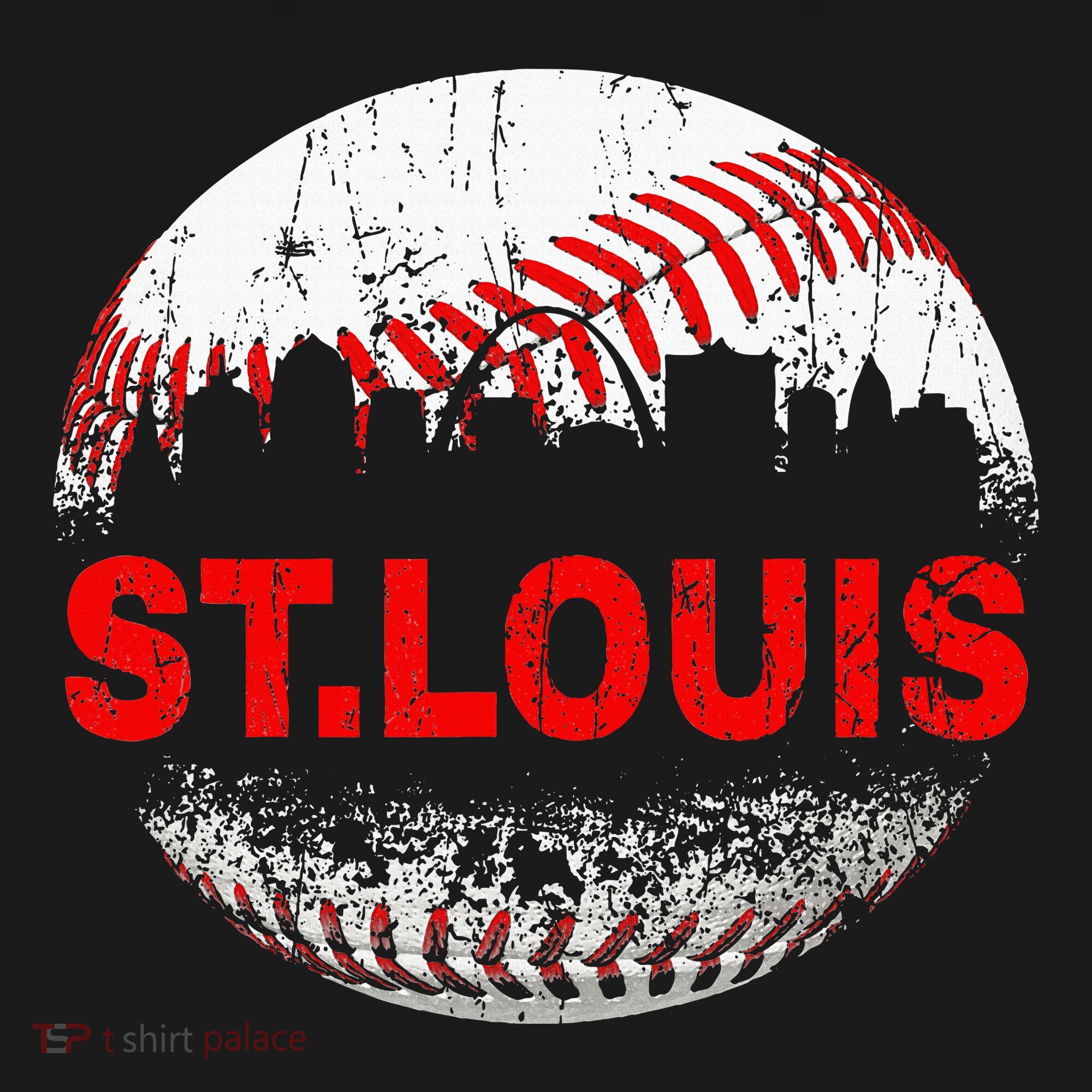 St. Louis Souvenir Baseball City Downtown I Love St. Louis Sweatshirt