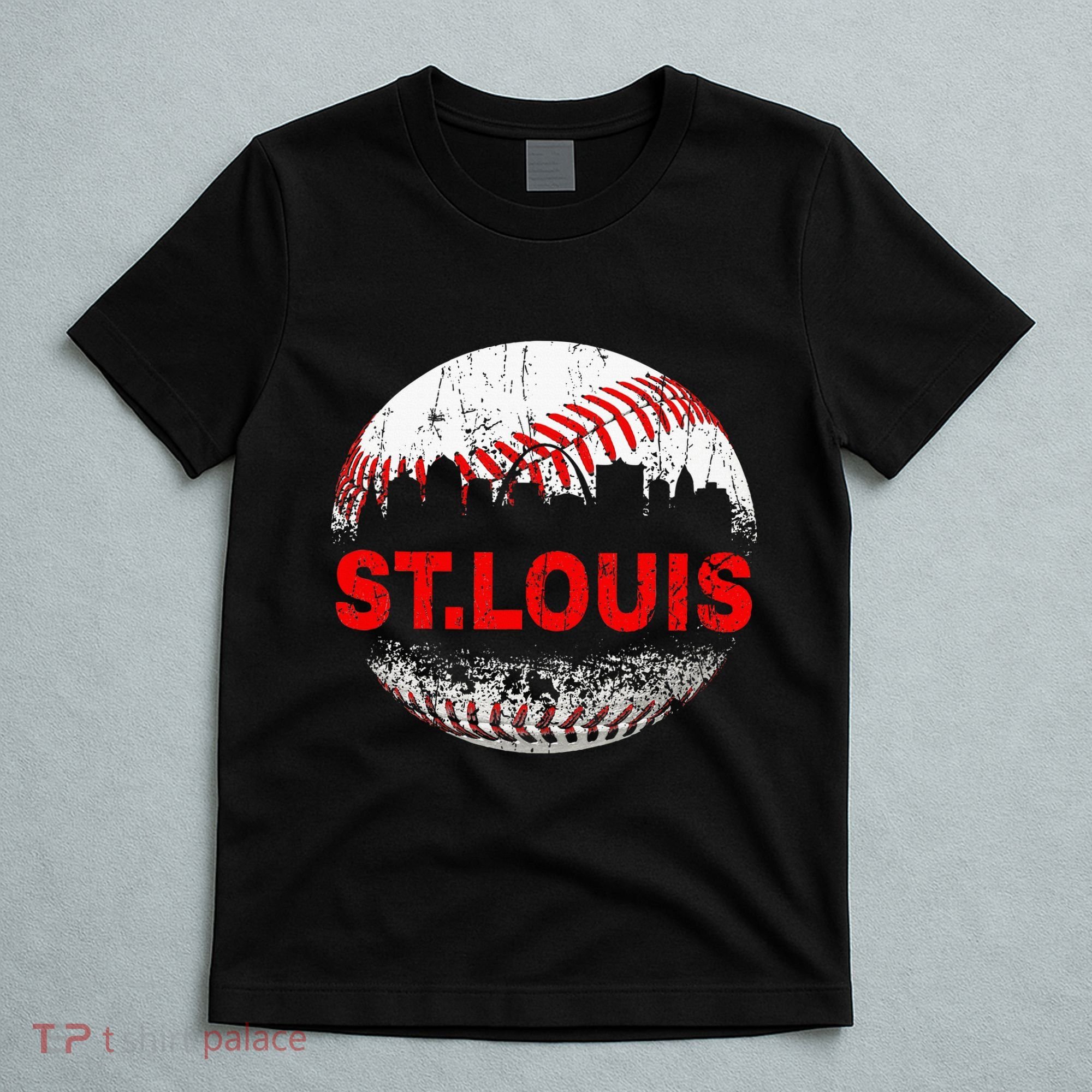 St. Louis Souvenir Baseball City Downtown I Love St. Louis T-Shirt