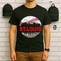 St. Louis Souvenir Baseball City Downtown I Love St. Louis T-Shirt thumb 6