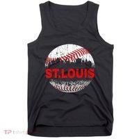 St. Louis Souvenir Baseball City Downtown I Love St. Louis Tank Top thumb 0
