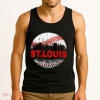 St. Louis Souvenir Baseball City Downtown I Love St. Louis Tank Top thumb 3