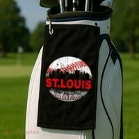 St. Louis Souvenir Baseball City Downtown I Love St. Louis Golf Towel thumb 2