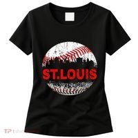 St. Louis Souvenir Baseball City Downtown I Love St. Louis Women's T-Shirt thumb 0