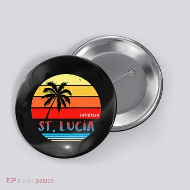 St Lucia Button