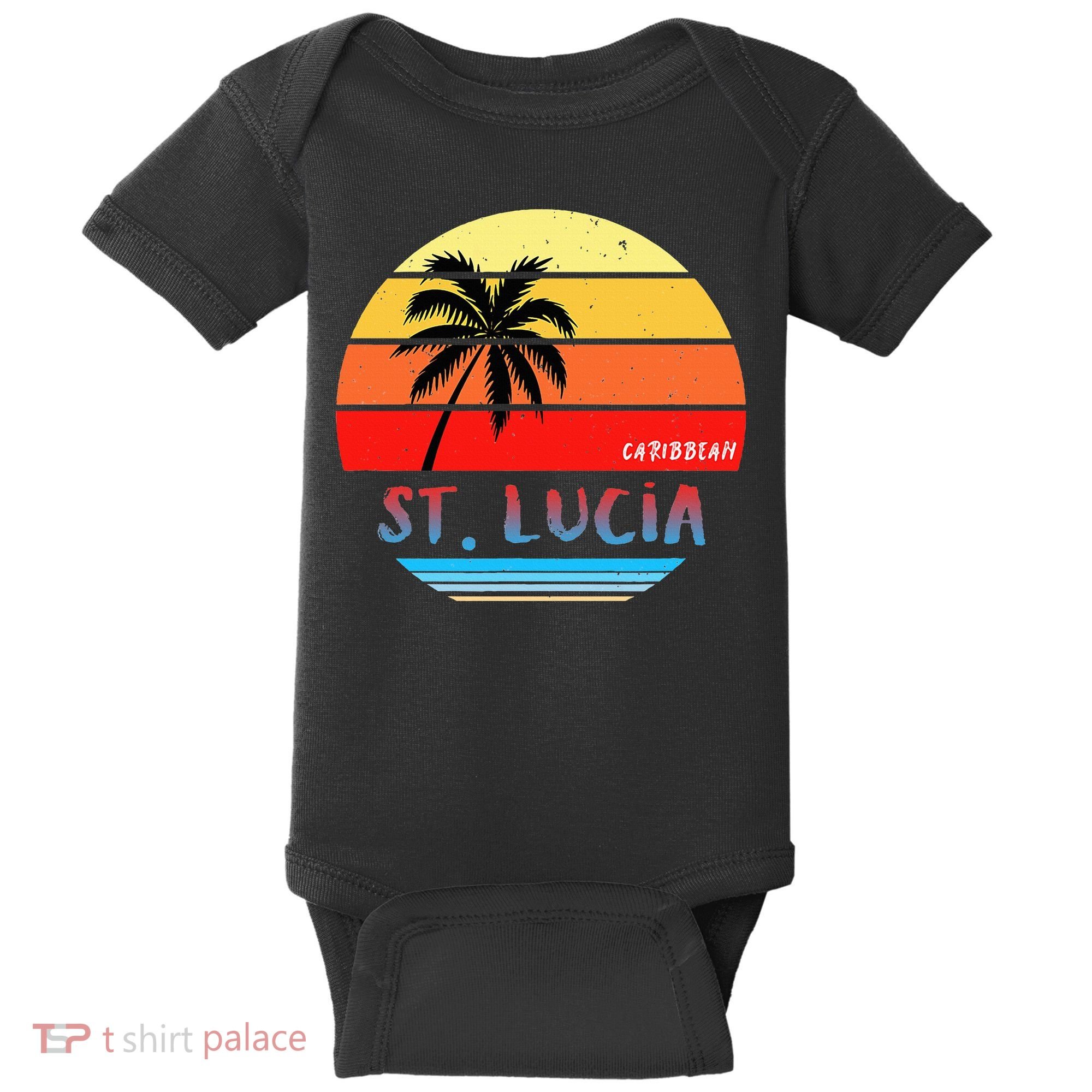 St Lucia Baby Bodysuit