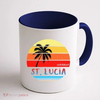 St Lucia Coffee Mug back