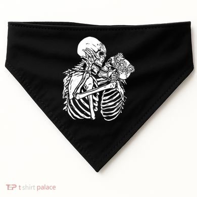 Skeleton Lovers USA-Made Doggie Bandana