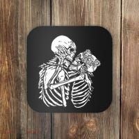 Skeleton Lovers Coaster thumb 0