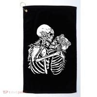 Skeleton Lovers Golf Towel thumb 0