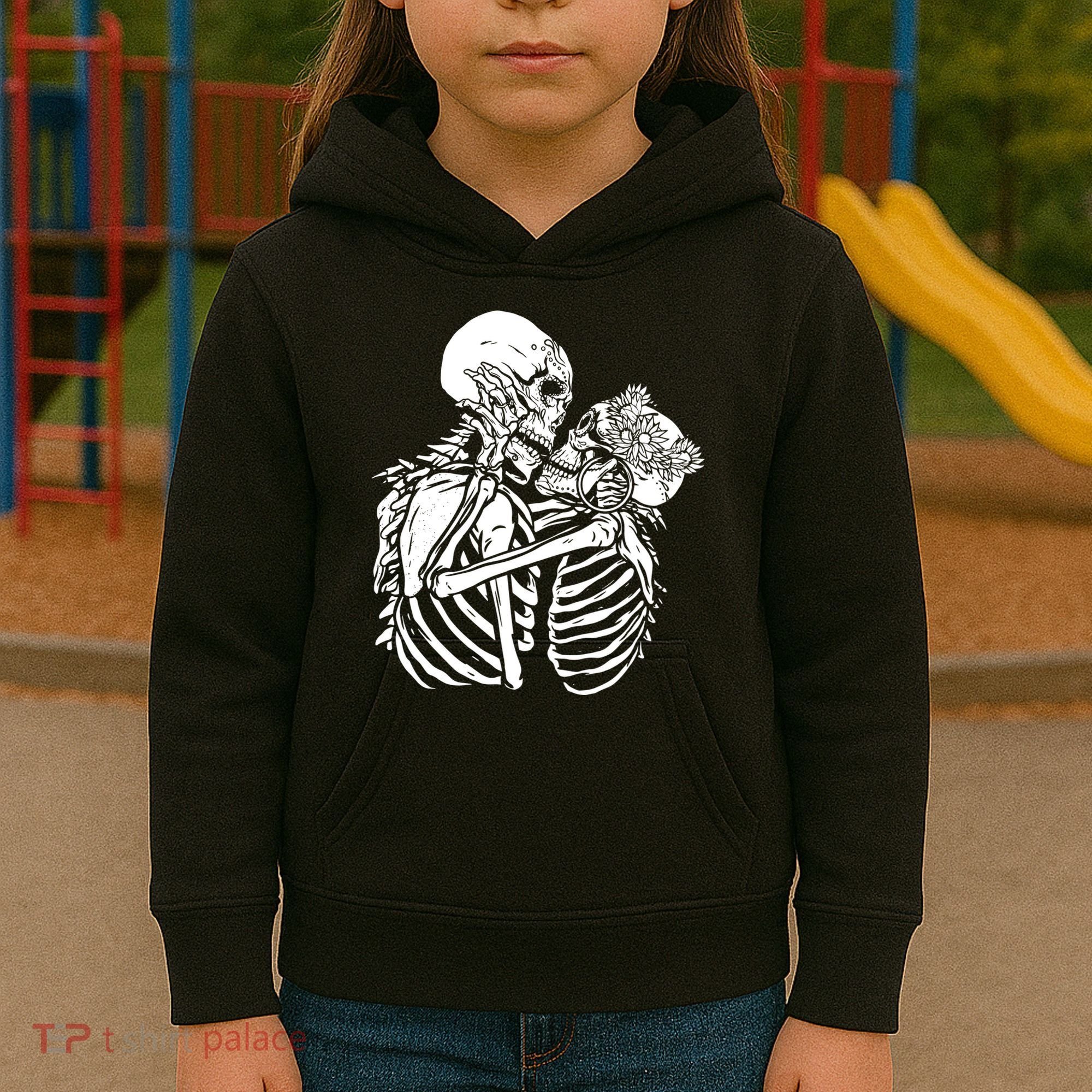 Skeleton Lovers Kids Hoodie