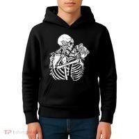 Skeleton Lovers Kids Hoodie thumb 4