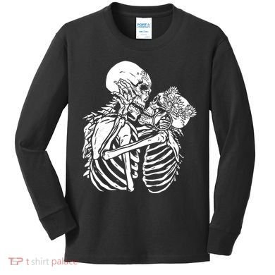Skeleton Lovers Kids Long Sleeve Shirt