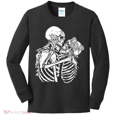 Skeleton Lovers Kids Long Sleeve Shirt