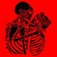 Skeleton Lovers Santa Hat thumb 1