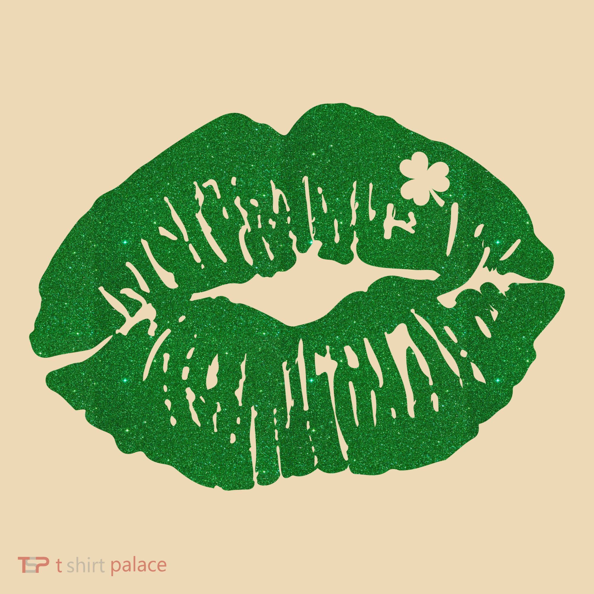 Shamrock Lip St Patricks Day Tote Bag