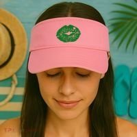 Shamrock Lip St Patricks Day Visor thumb 2