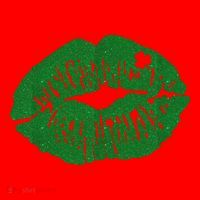Shamrock Lip St Patricks Day Santa Hat thumb 1