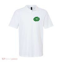 Shamrock Lip St Patricks Day Polo thumb 0