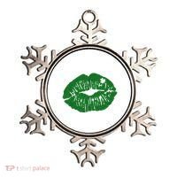 Shamrock Lip St Patricks Day Ornament thumb 0