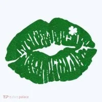 Shamrock Lip St Patricks Day Ornament thumb 1