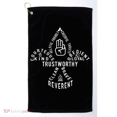 Scouting Law Scouting Outdoor Golf Towel
