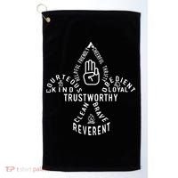 Scouting Law Scouting Outdoor Golf Towel thumb 0