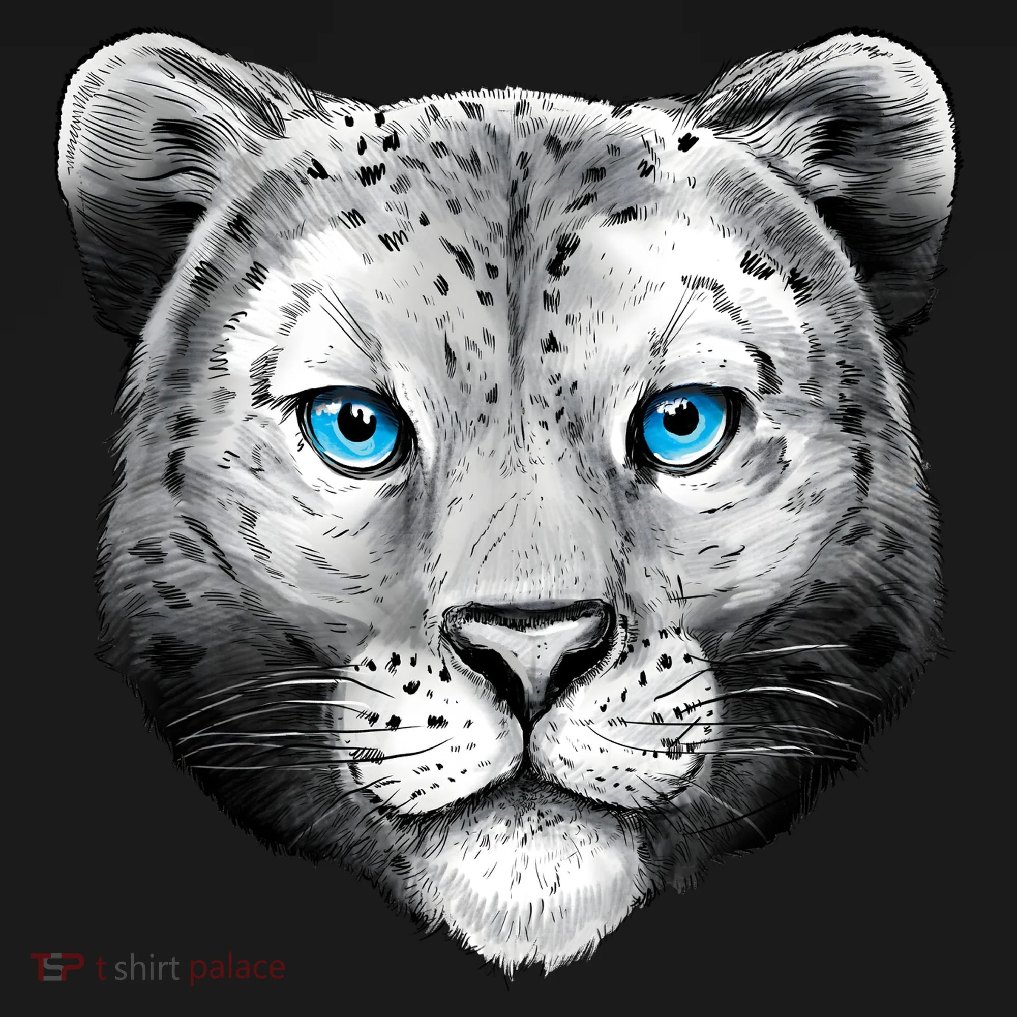 Snow Leopard Doggie Tank
