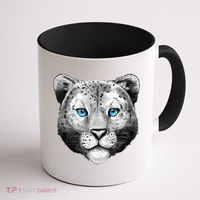 Snow Leopard Coffee Mug back