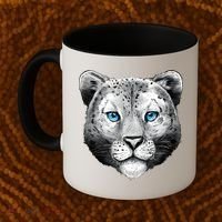 Snow Leopard Coffee Mug thumb 2