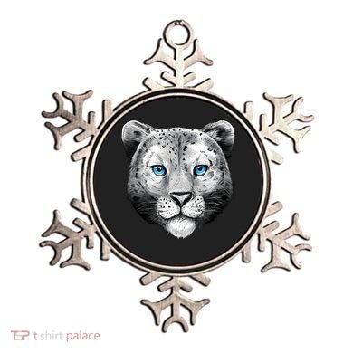 Snow Leopard Ornament