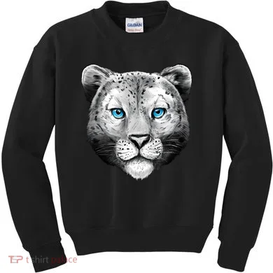 Snow Leopard Kids Sweatshirt