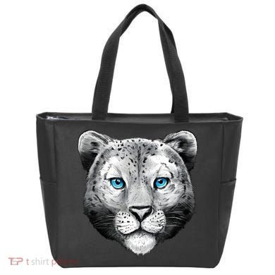 Snow Leopard Tote Bag