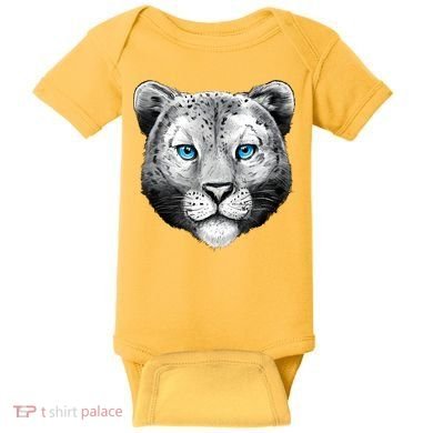 Snow Leopard Baby Bodysuit
