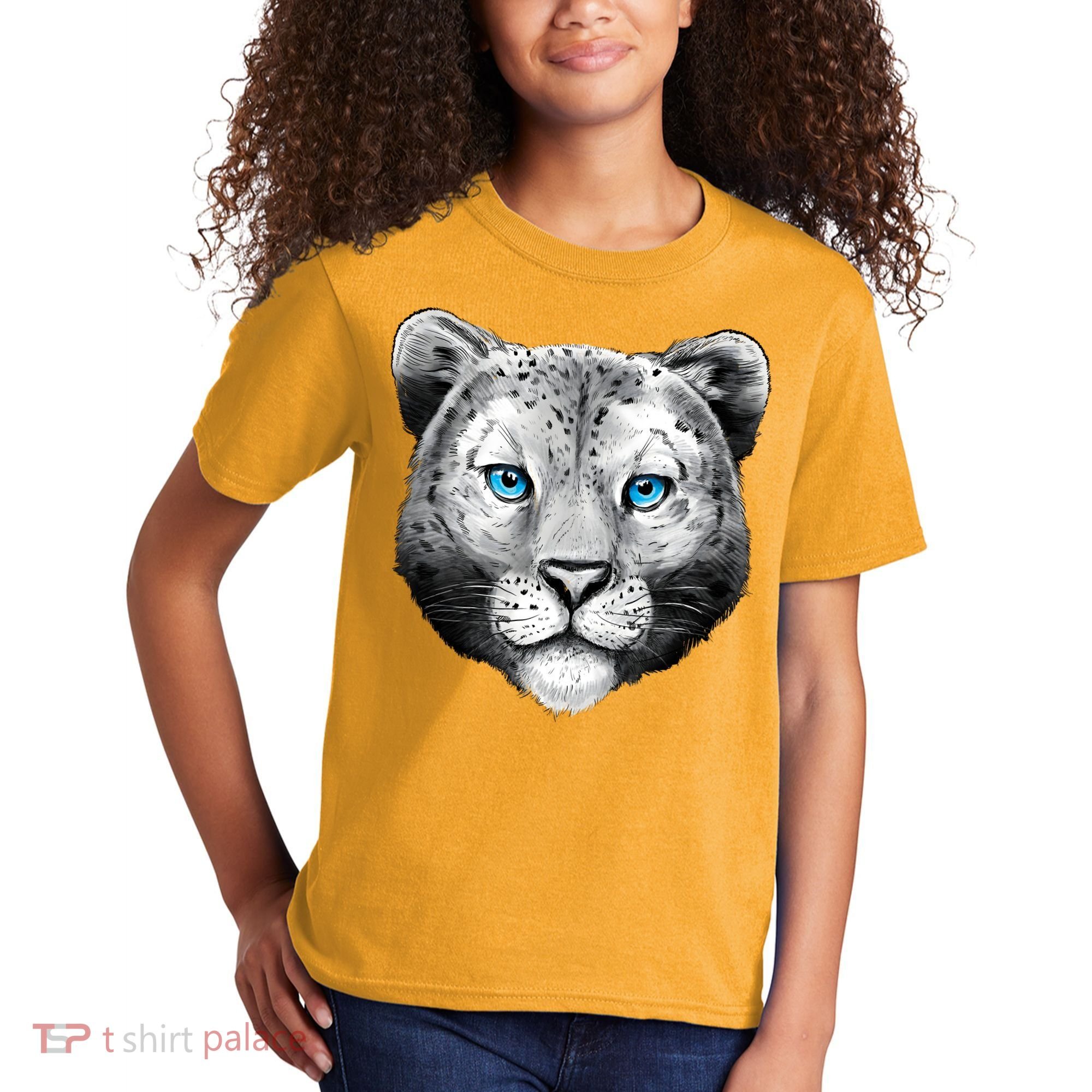 Snow Leopard Kids T-Shirt