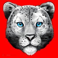 Snow Leopard Santa Hat thumb 1