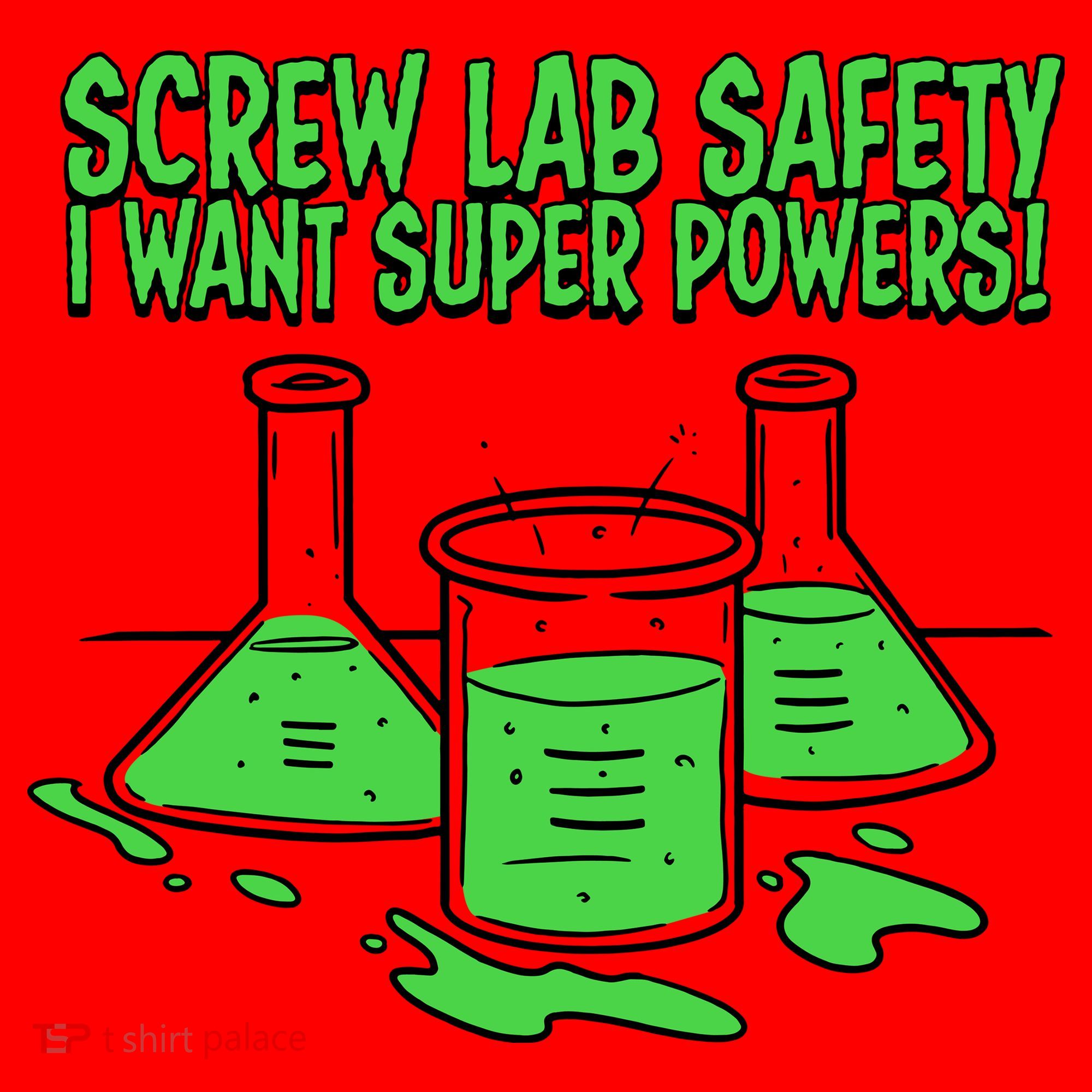 Screw Lab Safety I Want Superpowers Santa Hat