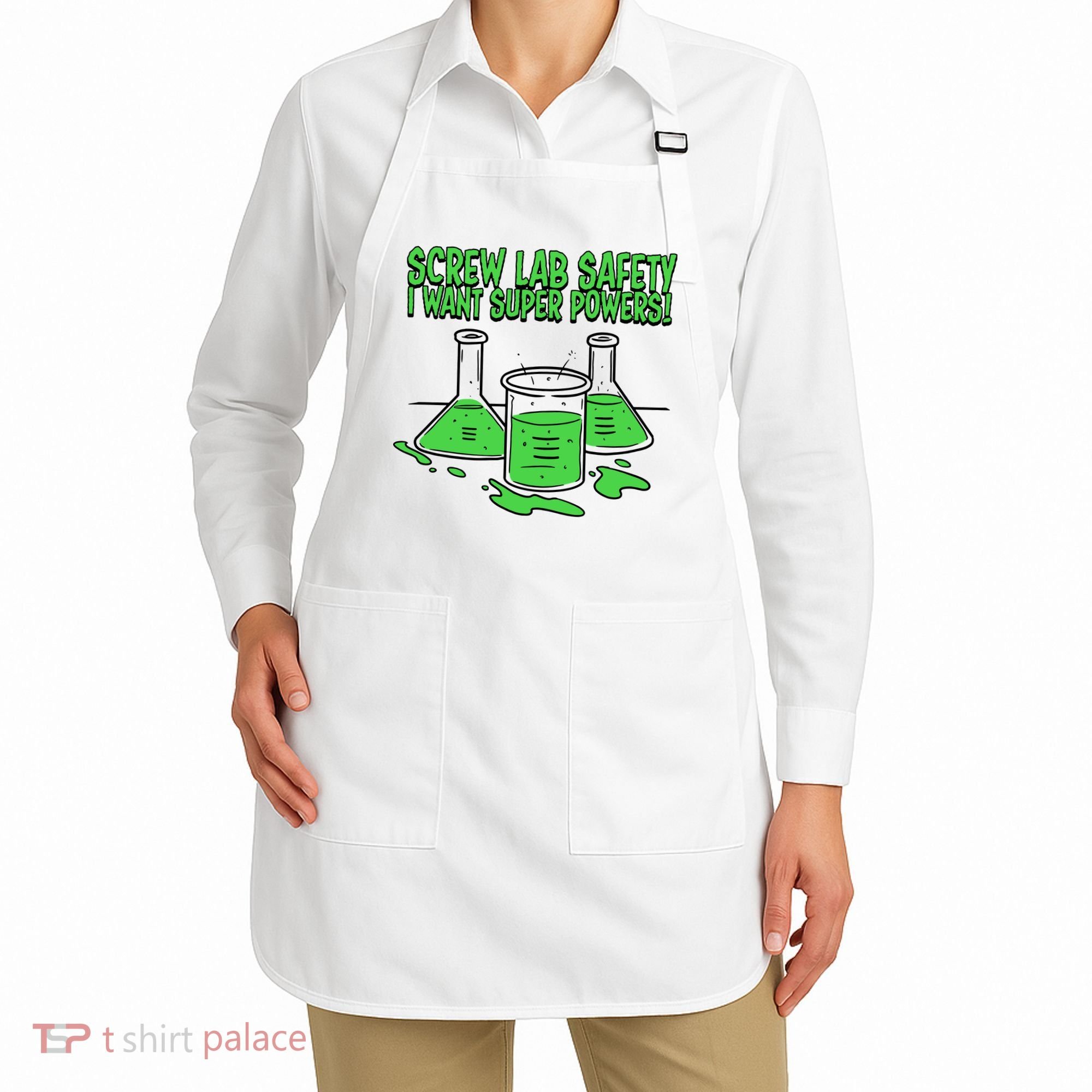 Screw Lab Safety I Want Superpowers Apron