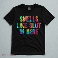 Smells Like Slut In Here Tie Dye Offensive Funny Adult Humor T-Shirt thumb 5