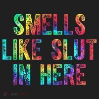 Smells Like Slut In Here Tie Dye Offensive Funny Adult Humor Hat thumb 2
