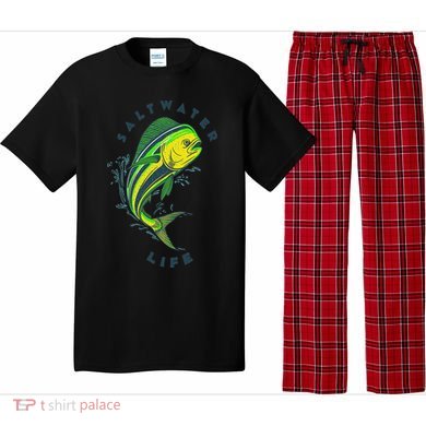 Saltwater Life Saltwater Mahi Mahi Jumping Fishing Pajama Set