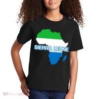 Sierra Leone Sierra Leonean Pride Flag Map Africa Print Kids T-Shirt thumb 2