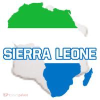 Sierra Leone Sierra Leonean Pride Flag Map Africa Print Ceramic Ornament thumb 2