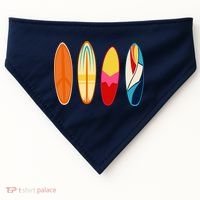 Surf Lover Summer USA-Made Doggie Bandana thumb 0