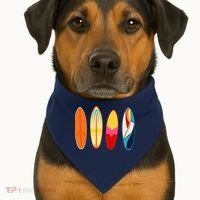 Surf Lover Summer USA-Made Doggie Bandana thumb 1