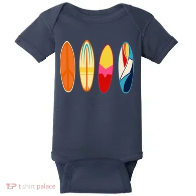 Surf Lover Summer Baby Bodysuit