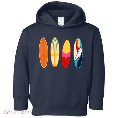 Surf Lover Summer Toddler Hoodie
