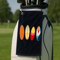 Surf Lover Summer Golf Towel thumb 2