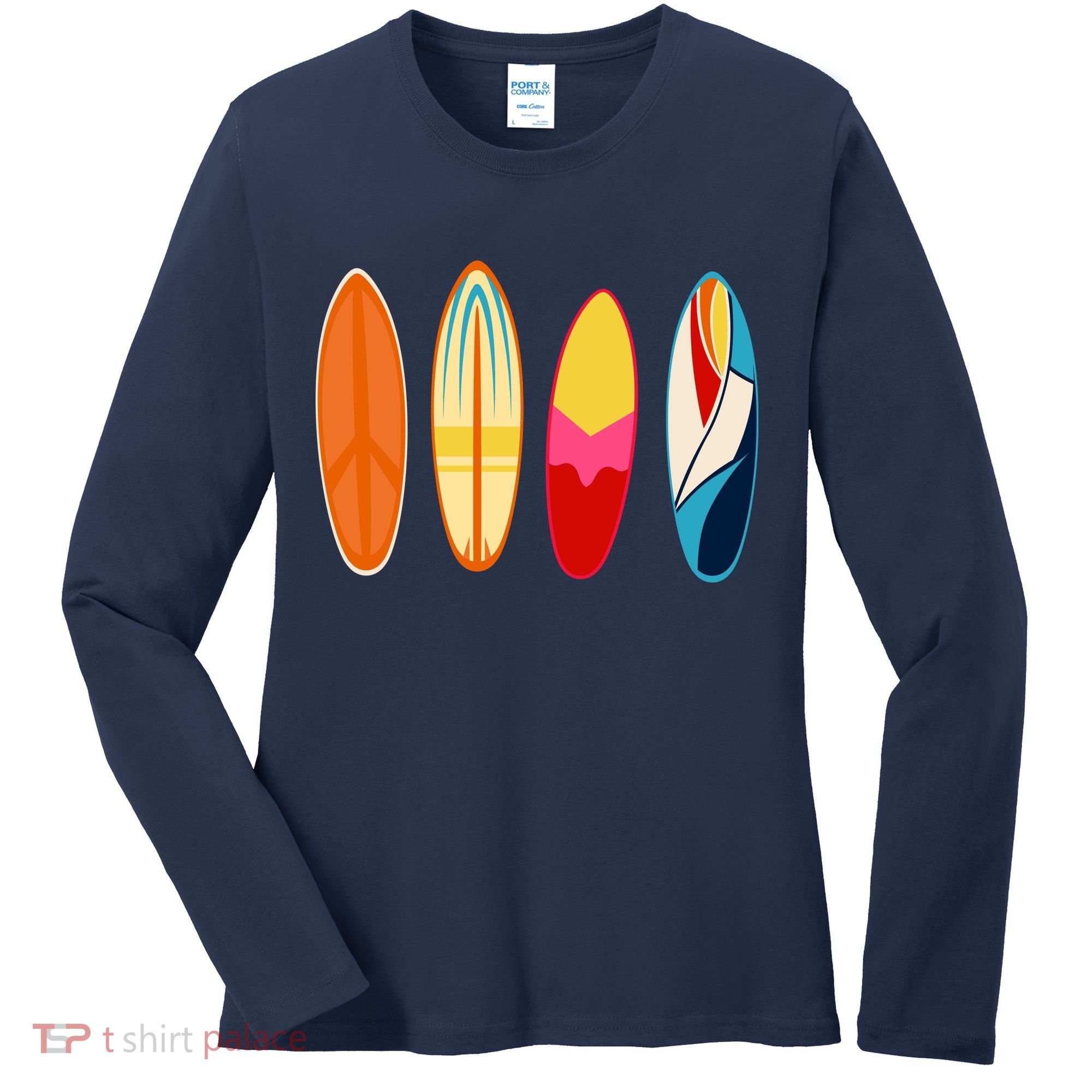 Surf Lover Summer Women's Long Sleeve Shirt